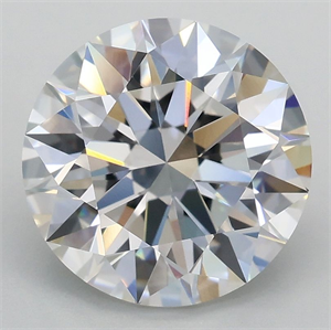 Picture of Lab Grown Diamond 3.07 Carats, Round with Ideal Cut, E Color, VVS1 Clarity and Certified by IGI