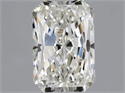 Natural Diamond 1.01 Carats, Radiant with  Cut, K Color, SI1 Clarity and Certified by GIA