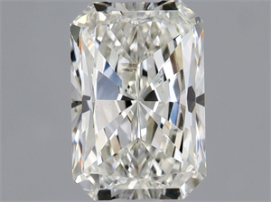 Picture of Natural Diamond 1.01 Carats, Radiant with  Cut, K Color, SI1 Clarity and Certified by GIA