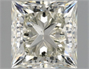 Natural Diamond 1.01 Carats, Princess with  Cut, L Color, SI1 Clarity and Certified by GIA