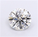 Lab Grown Diamond 1.74 Carats, Round with Ideal Cut, G Color, VS1 Clarity and Certified by IGI