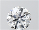 Lab Grown Diamond 1.05 Carats, Round with Ideal Cut, D Color, VVS2 Clarity and Certified by IGI