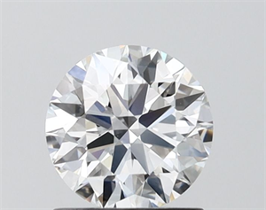 Picture of Lab Grown Diamond 1.05 Carats, Round with Ideal Cut, D Color, VVS2 Clarity and Certified by IGI