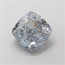 Picture of Lab Grown Diamond 1.76 Carats, CUSHION MODIFIED with  Cut, Fancy Blue Color, VVS1 Clarity and Certified by IGI