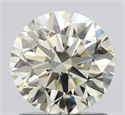 Diamante Natural 1.02 quilates, Redondo , Color N, claridad SI1 y certificado GIA