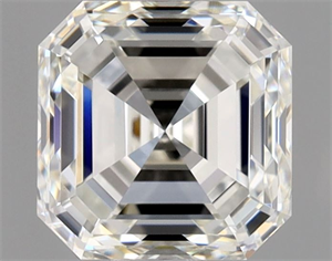 Picture of Natural Diamond 1.01 Carats, Asscher with  Cut, J Color, VVS2 Clarity and Certified by GIA