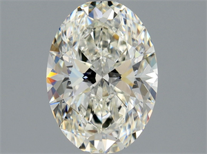 Foto Diamante Natural 1.21 quilates, Ovalado , Color J, claridad VS1 y certificado GIA de