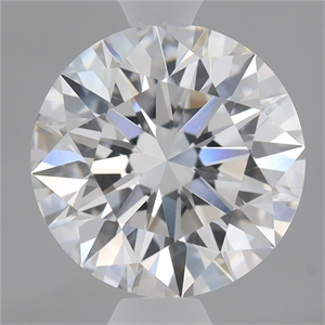 Picture of Lab Grown Diamond 2.88 Carats, Round with Ideal Cut, D Color, VVS1 Clarity and Certified by IGI