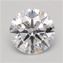 Lab Grown Diamond 1.11 Carats, Round with Ideal Cut, D Color, VVS2 Clarity and Certified by IGI