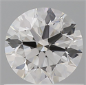 Diamante Natural 0.76 quilates, Redondo , Color F, claridad VVS2 y certificado GIA