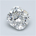 Natural Diamond 1.15 Carats, Cushion with  Cut, F Color, SI2 Clarity and Certified by GIA