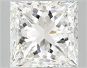 Natural Diamond 5.02 Carats, Princess with  Cut, I Color, VVS1 Clarity and Certified by GIA
