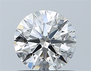 Picture of Natural Diamond 0.71 Carats, Round with Excellent Cut, I Color, VVS1 Clarity and Certified by GIA