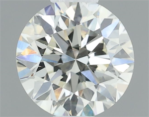 Picture of Natural Diamond 0.52 Carats, Round with Very Good Cut, I Color, VVS2 Clarity and Certified by IGI