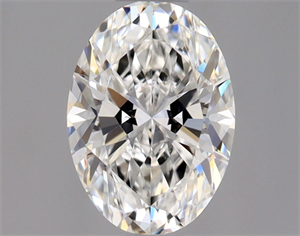 Picture of Natural Diamond 0.50 Carats, Oval with  Cut, F Color, VVS2 Clarity and Certified by GIA