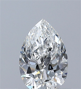 Foto Diamante Natural 0.50 quilates, De pera , Color G, claridad SI2 y certificado GIA de