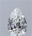 Diamante Natural 0.50 quilates, De pera , Color G, claridad SI2 y certificado GIA