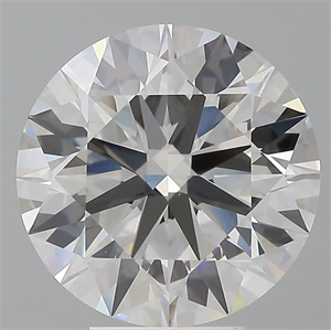 Picture of Lab Grown Diamond 6.01 Carats, Round with Ideal Cut, E Color, VVS2 Clarity and Certified by IGI