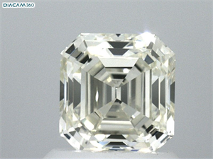 Foto Diamante Natural 1.16 quilates, Asscher , Color L, claridad SI1 y certificado GIA de
