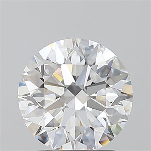 Picture of Natural Diamond 1.72 Carats, Round with Excellent Cut, D Color, VVS2 Clarity and Certified by GIA