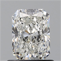 Natural Diamond 0.73 Carats, Radiant with  Cut, G Color, SI1 Clarity and Certified by GIA