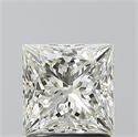 Natural Diamond 1.52 Carats, Princess with  Cut, L Color, VS2 Clarity and Certified by GIA