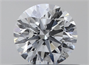 Diamante Natural 0.40 quilates, Redondo , Color E, claridad SI2 y certificado HRD