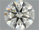 Natural Diamond 0.70 Carats, Round with Excellent Cut, N Color, SI2 Clarity and Certified by GIA