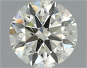 Natural Diamond 0.70 Carats, Round with Excellent Cut, N Color, SI2 Clarity and Certified by GIA