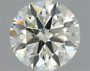 Picture of Natural Diamond 0.70 Carats, Round with Excellent Cut, N Color, SI2 Clarity and Certified by GIA