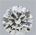 Diamante Natural 0.60 quilates, Redondo , Color K, claridad VVS1 y certificado GIA
