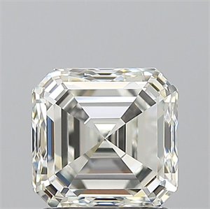 Foto Diamante Natural 1.70 quilates, Asscher , Color I, claridad VVS1 y certificado IGI de