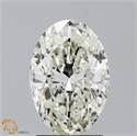 Natural Diamond 1.51 Carats, Oval with  Cut, K Color, VVS1 Clarity and Certified by GIA