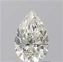 Natural Diamond 0.90 Carats, Pear with  Cut, J Color, VS1 Clarity and Certified by GIA