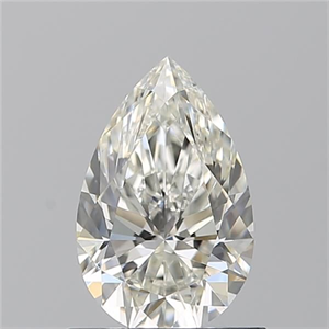Picture of Natural Diamond 0.90 Carats, Pear with  Cut, J Color, VS1 Clarity and Certified by GIA