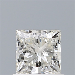 Picture of Natural Diamond 0.71 Carats, Princess with  Cut, J Color, SI2 Clarity and Certified by GIA