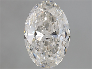 Picture of Natural Diamond 1.70 Carats, Oval with  Cut, I Color, SI2 Clarity and Certified by GIA