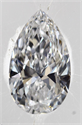 Natural Diamond 0.28 Carats, Pear with  Cut, D Color, VS1 Clarity and Certified by GIA