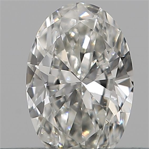Picture of Natural Diamond 0.18 Carats, Oval with  Cut, H Color, VVS2 Clarity and Certified by IGI