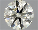 Diamante Natural 1.60 quilates, Redondo , Color L, claridad SI1 y certificado HRD
