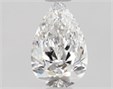 Diamante Natural 0.50 quilates, De pera , Color D, claridad IF y certificado GIA