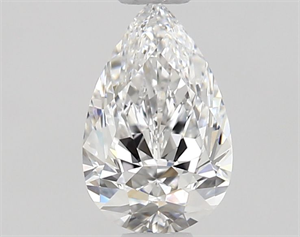 Foto Diamante Natural 0.50 quilates, De pera , Color D, claridad IF y certificado GIA de