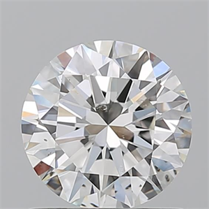 Picture of Natural Diamond 1.01 Carats, Round with Excellent Cut, J Color, SI1 Clarity and Certified by GIA