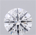 Lab Grown Diamond 7.22 Carats, Round with Ideal Cut, E Color, VVS2 Clarity and Certified by IGI