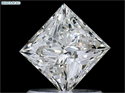Natural Diamond 1.00 Carats, Princess with  Cut, H Color, SI2 Clarity and Certified by GIA