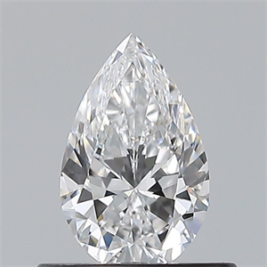 Picture of Natural Diamond 0.50 Carats, Pear with  Cut, D Color, VS2 Clarity and Certified by GIA