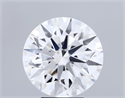 Lab Grown Diamond 1.01 Carats, Round with Ideal Cut, D Color, VS1 Clarity and Certified by IGI