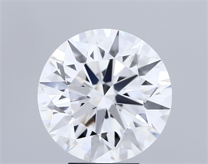 Picture of Lab Grown Diamond 7.05 Carats, Round with Excellent Cut, F Color, VVS2 Clarity and Certified by GIA
