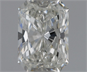 Natural Diamond 0.50 Carats, Radiant with  Cut, G Color, IF Clarity and Certified by GIA