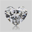 Natural Diamond 3.11 Carats, Heart with  Cut, E Color, VS1 Clarity and Certified by GIA
